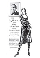 Oscar de la Renta Ad for "The Nebraska", 1970 - No. 935 pencil on textured paper
